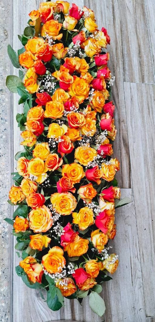 Sunset Glow Floral Runner