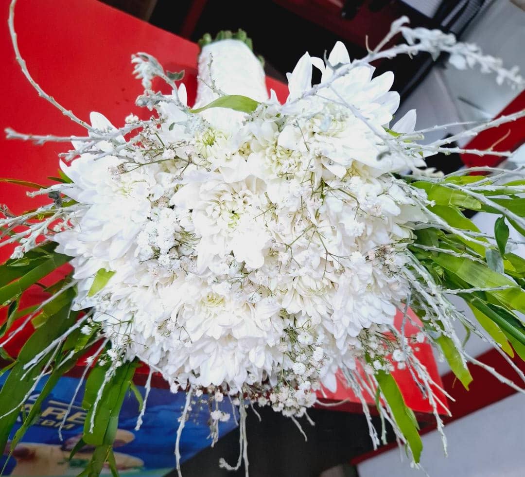 Ivory Cascade Bridal Bouquet